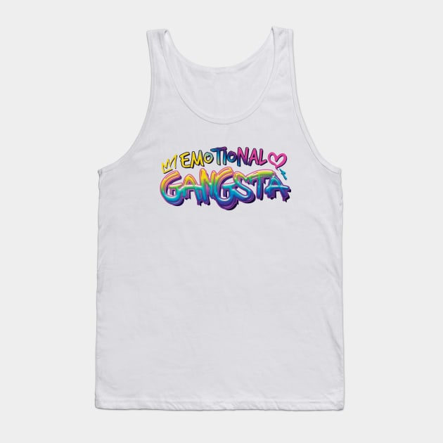 Emotional Gangsta Tank Top by FunUsualSuspects